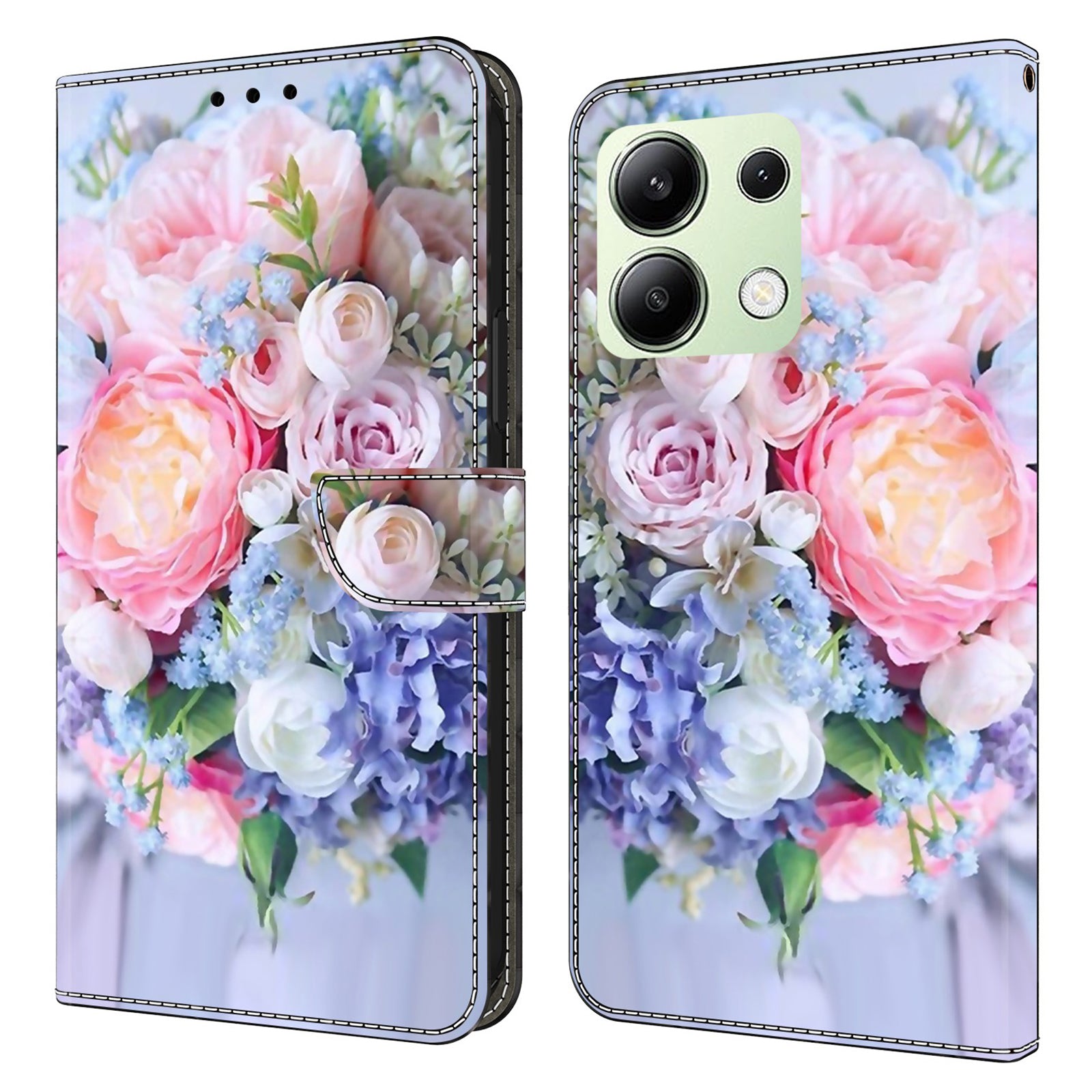 For Xiaomi Redmi Note 13 4G Leather Case 3D Pattern Printed Stand Wallet Phone Cover For Xiaomi Redmi Note 13 4G Leather Case 3D Pattern Printed Stand Wallet Phone Cover